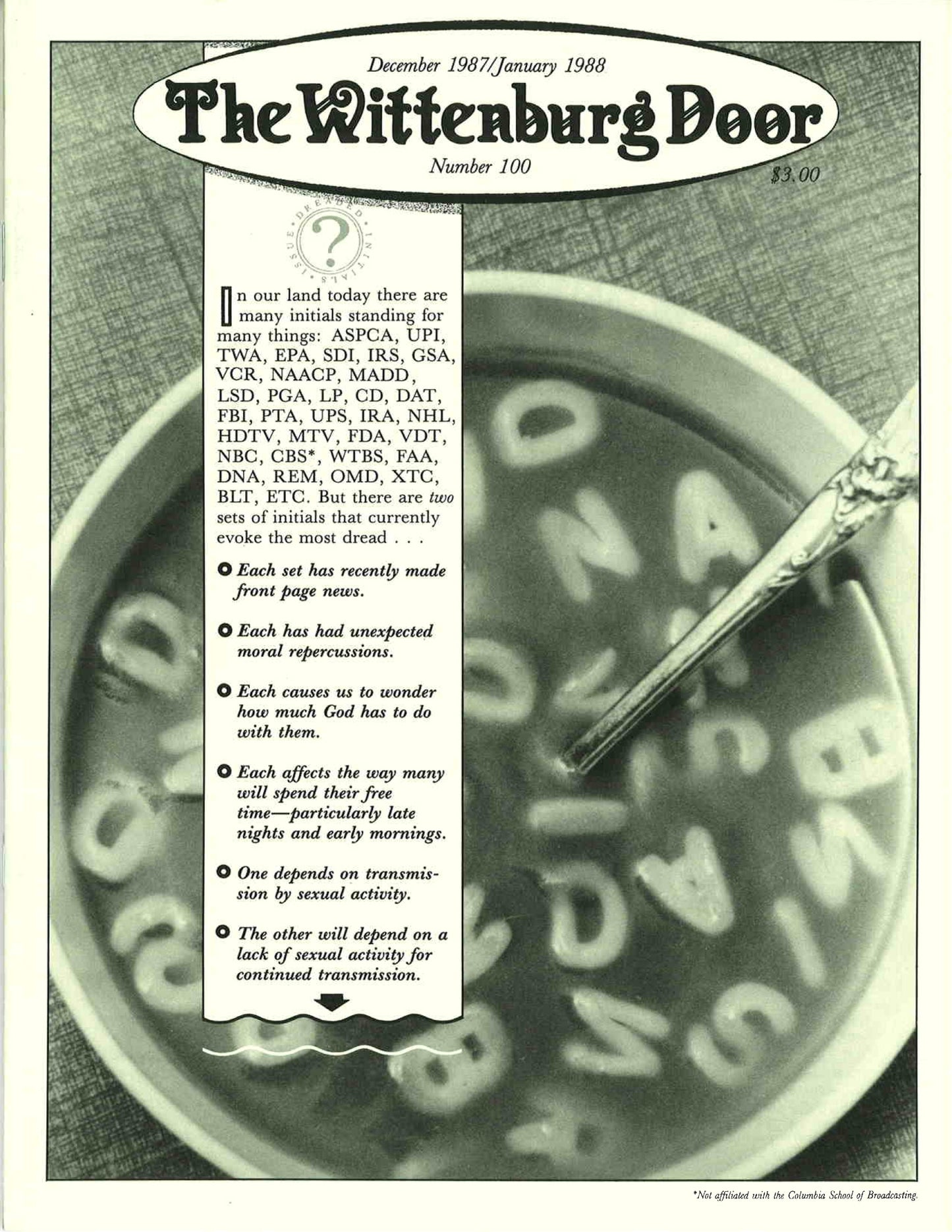 100- Issue # 100 December 1987 / January 1988